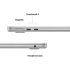 Apple - 13-inch MacBook Air M4 chip 512GB SSD 24GB Memory -10-Core CPU 10-Core GPU Built for Apple Intelligence - Silver