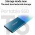 SAMSUNG T5 Portable SSD 2TB - Up to 540MB/s - USB 3.1 External Solid State Drive - Black
