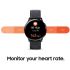 SAMSUNG Galaxy Watch Active 2 (40mm, GPS, Bluetooth) Smart Watch with Advanced Health Monitoring, Fitness Tracking, and Long lasting Battery, Silver (HK Version)