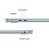 Apple - 15-inch MacBook Air M5 chip with 10-Core CPU 10-Core GPU