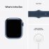 Apple Watch Series 7 Aluminum with Sport Band-Blue-GPS + Cellular-41mm