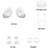 Samsung - Galaxy Buds FE Wireless Earbud Headphones - White