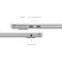 MacBook Air 13-inch Laptop - Apple M3 chip - 16GB Memory - 256GB SSD (Latest Model) - Silver