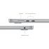 MacBook Air 15-inch Laptop - Apple M3 chip - 24GB Memory - 512GB SSD - Silver