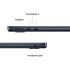 Apple - 13-inch MacBook Air M5 chip 1TB SSD 16GB Memory with 10-Core CPU 10-Core GPU, AI-Ready - Midnight