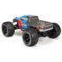 ARRMA RC Monster Truck: 1/10 Granite Voltage MEGA 2WD SRS RTR with 2.4GHz Radio | 1800mAh 6C NiMH Battery | Charger | 1:10 Scale (Blue/Black), ARA102727T2