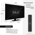 SAMSUNG 55-inch Class QLED Q80T Series - 4K UHD Smart TV