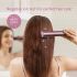 Tineco Smart Cordless Hair Styling Brush, Anti-Scald Hot Hair Straightener for Grooming and Refreshing Hair, with Travel Bag, ZIVA ONE - Purple