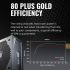 Cooler Master V550 Gold V2 Full Modular,550W, 80+ Gold Efficiency, Semi-fanless Operation, 16AWG PCIe high-Efficiency Cables
