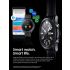 SAMSUNG Galaxy Watch 3 (45mm, GPS, Bluetooth) Smart Watch with Advanced Health Monitoring, Fitness Tracking, and Long lasting Battery - Mystic Black (HK Version)