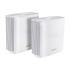 ASUS ZenWiFi AX6600 Tri-Band Mesh WiFi 6 System (XT8 2PK) - Whole Home Coverage up to 5500 sq.ft & 6+ rooms, AiMesh, Included Lifetime Internet Security, Easy Setup, 3 SSID, Parental Control - White