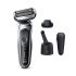 Braun Electric Razor for Men, Series 70-7001cc-7071cc 360 Flex Head Electric Shaver with Beard Trimmer, Rechargeable, Wet & Dry with Clean & Charging Station and Travel Case