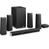 Philips CS5530B Zenit cinema speakers 5.1 Bluetooth NFC HDMI 4K2K pass-through for ultra HD content enjoyment