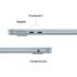 Apple - 13-inch MacBook Air M4 chip 256GB SSD 16GB Memory 10-Core CPU 8-Core GPU - Built for Apple Intelligence - Sky Blue