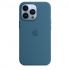 Apple iPhone 13 Pro Silicone Case with MagSafe-Blue Jay-6.1-Inch