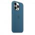 Apple iPhone 13 Pro Silicone Case with MagSafe-Blue Jay-6.1-Inch