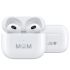 Apple 3rd Generation AirPods H1 headphone chip IPX4 Bluetooth 5.0 Amazing sound quality with Adaptive EQ