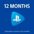 PlayStation Plus 12-Month Subscription Hong Kong Server