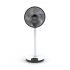 Sezze - Y-228W 12-Inches Electric Fan 3D Air Circulator 220V 26W 13dB 14.5 Cubic Metres Per Hour