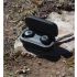 Braven Flye Sport Rush Bluetooth Earphones IPX5 Waterproof with Burst Charge and Charging Case for up to 36-Hour Playtime - Black