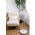 Sezze Y288W 12-Inches Electric Fan Dual Use, Japanese Design AI Temperature Control, Indoor air circulation 360 degree