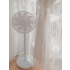 Sezze Y288W 12-Inches Electric Fan Dual Use, Japanese Design AI Temperature Control, Indoor air circulation 360 degree