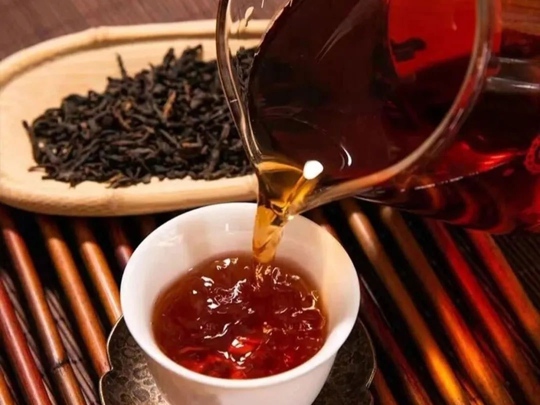 Sanhe Liupao Tea Ruby Red Liquor