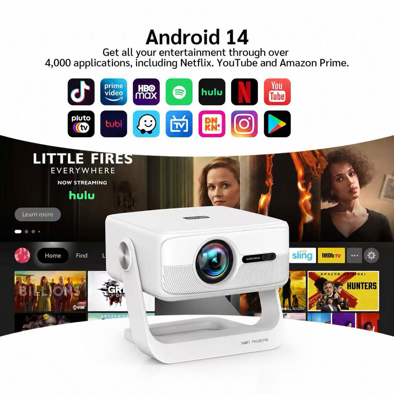 Portable Projector Product Detail: Compact Design with 360&deg; Stand