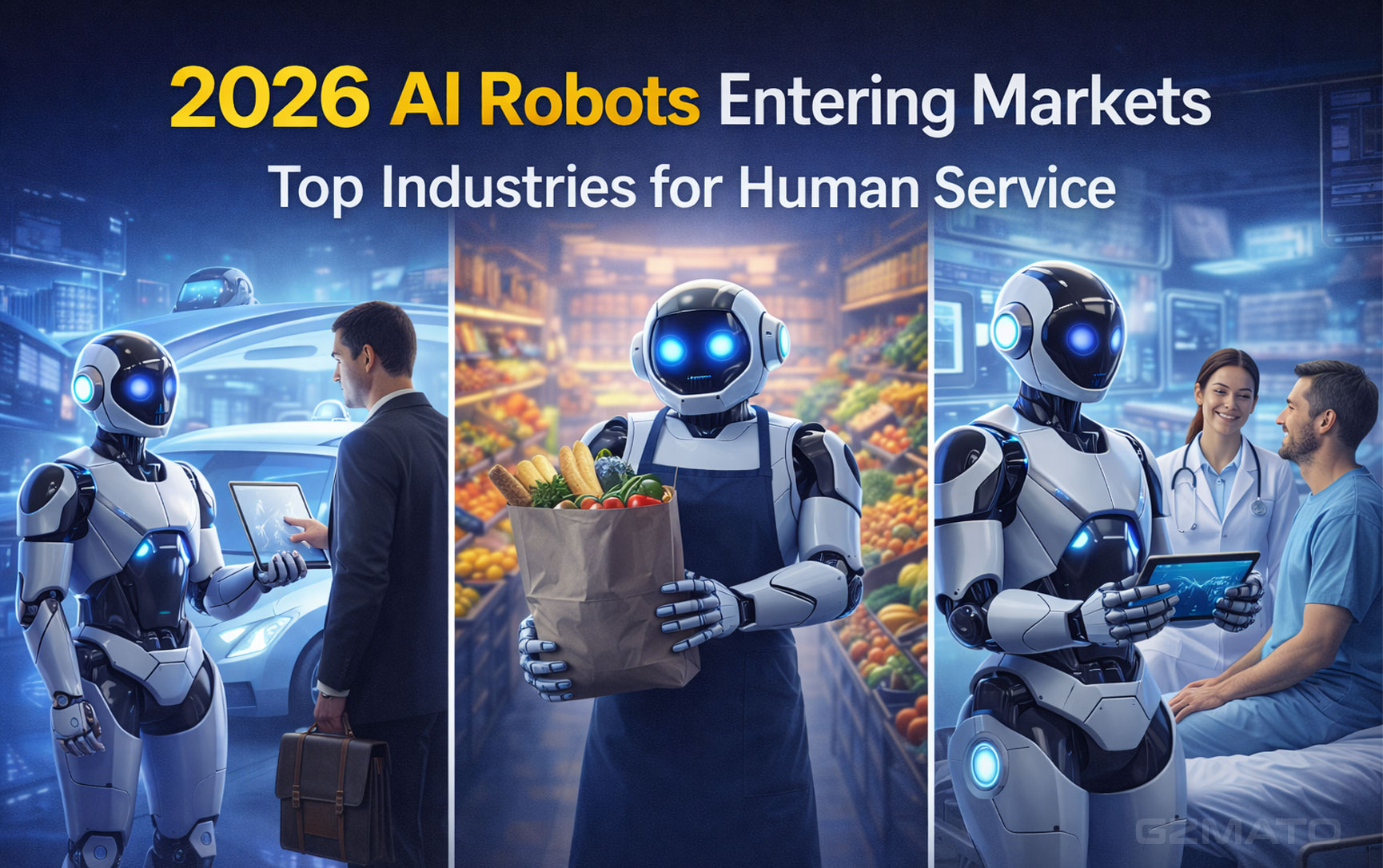 2026 AI Robots Entering Markets: Top Industries for Human Service