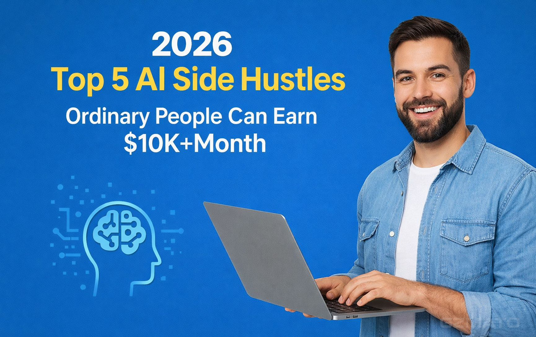 2026 Top 5 AI Side Hustles: Ordinary People Can Earn $10K+/Month