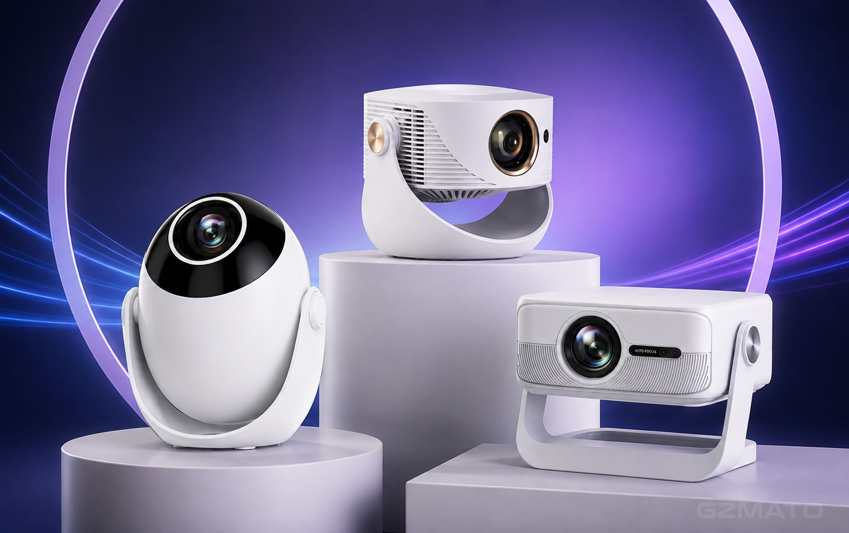 360° Android 14 Portable Projector: OEM/ODM Private Mold Factory Direct
