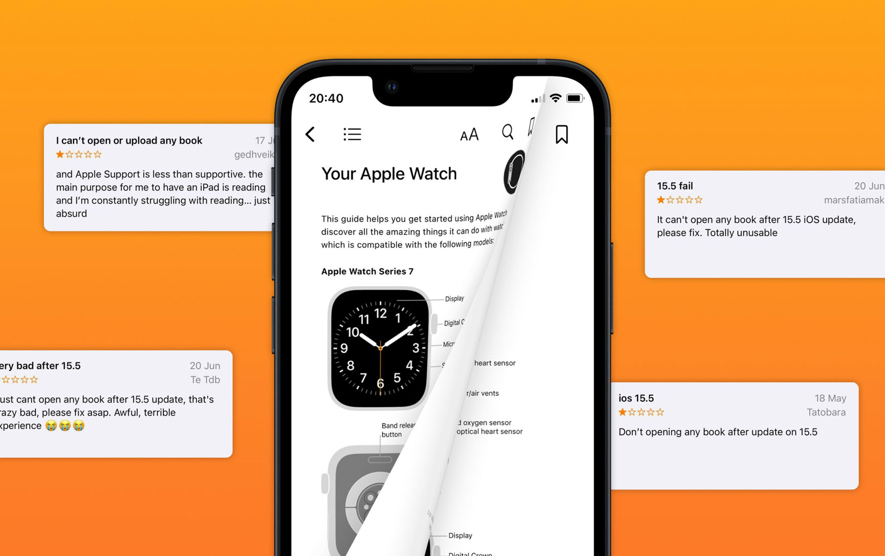 Apple Books app not working for many users after iOS 15.5 update