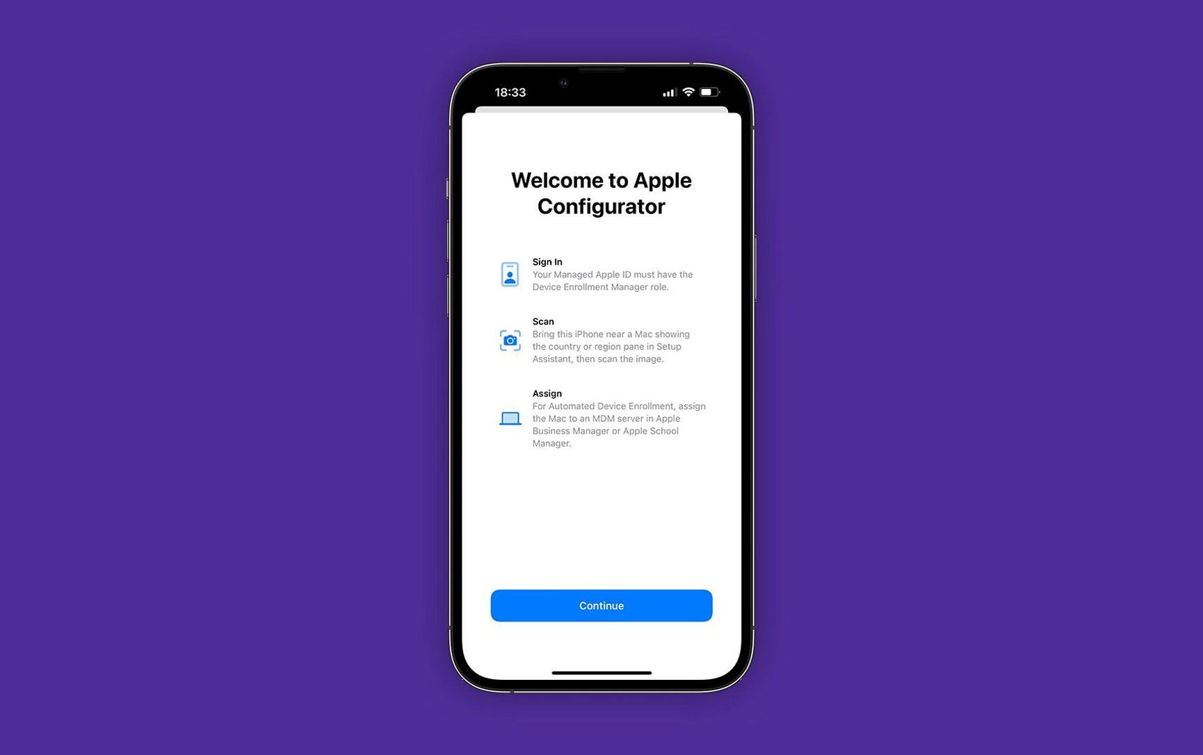 Apple Configurator now available on iPhone for adding Macs not purchased by an organization into Business Manager