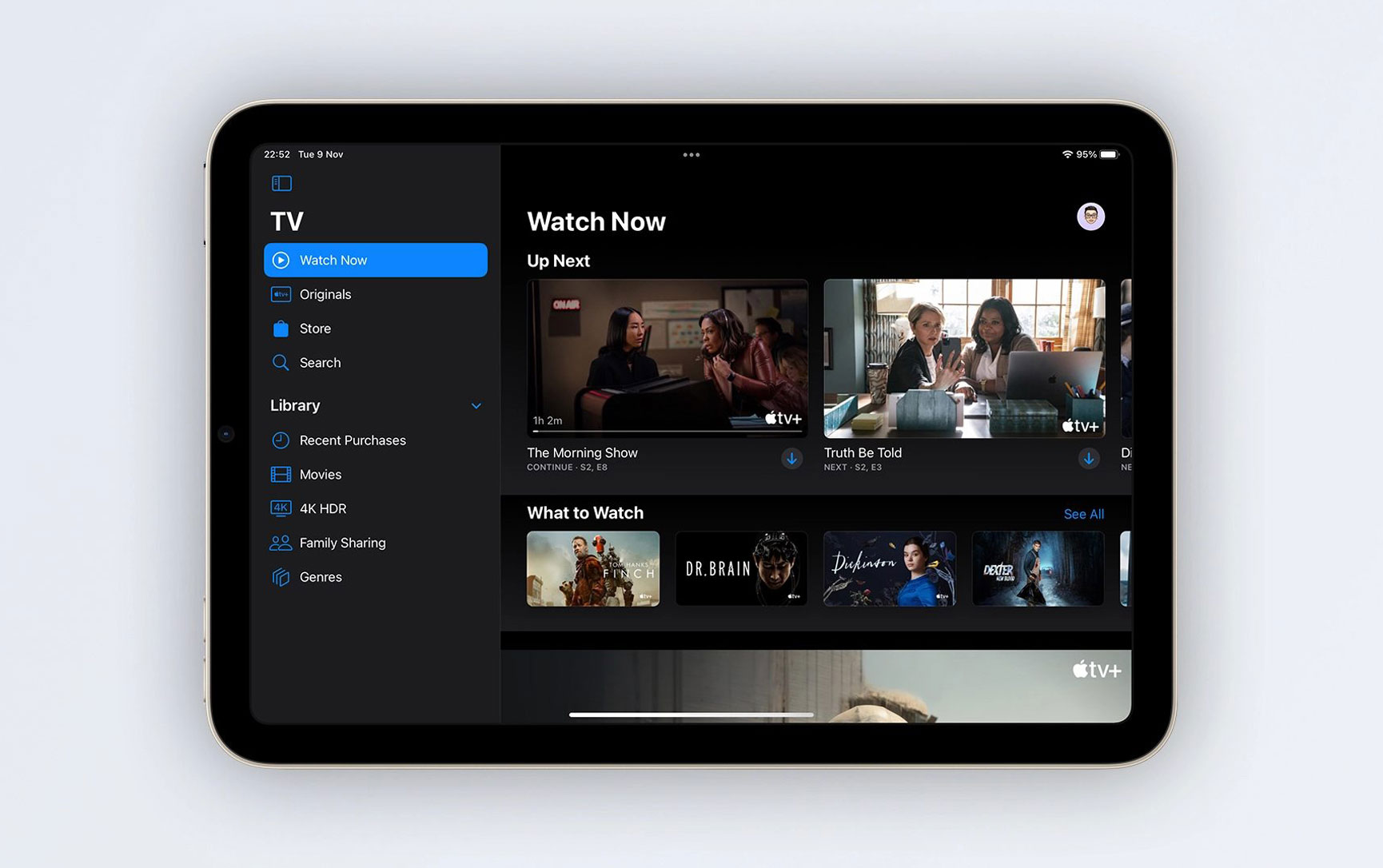 Apple TV app gets new sidebar on iPad and dedicated Store tab with iOS 15.2 beta 2