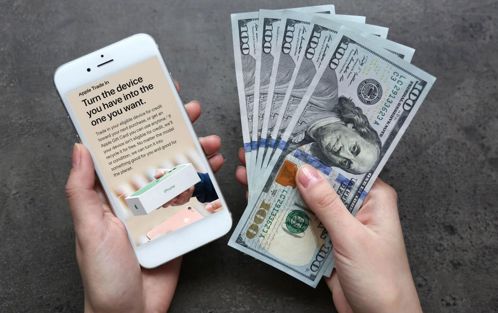 Apple says Android phones worth less when traded in for iPhone
