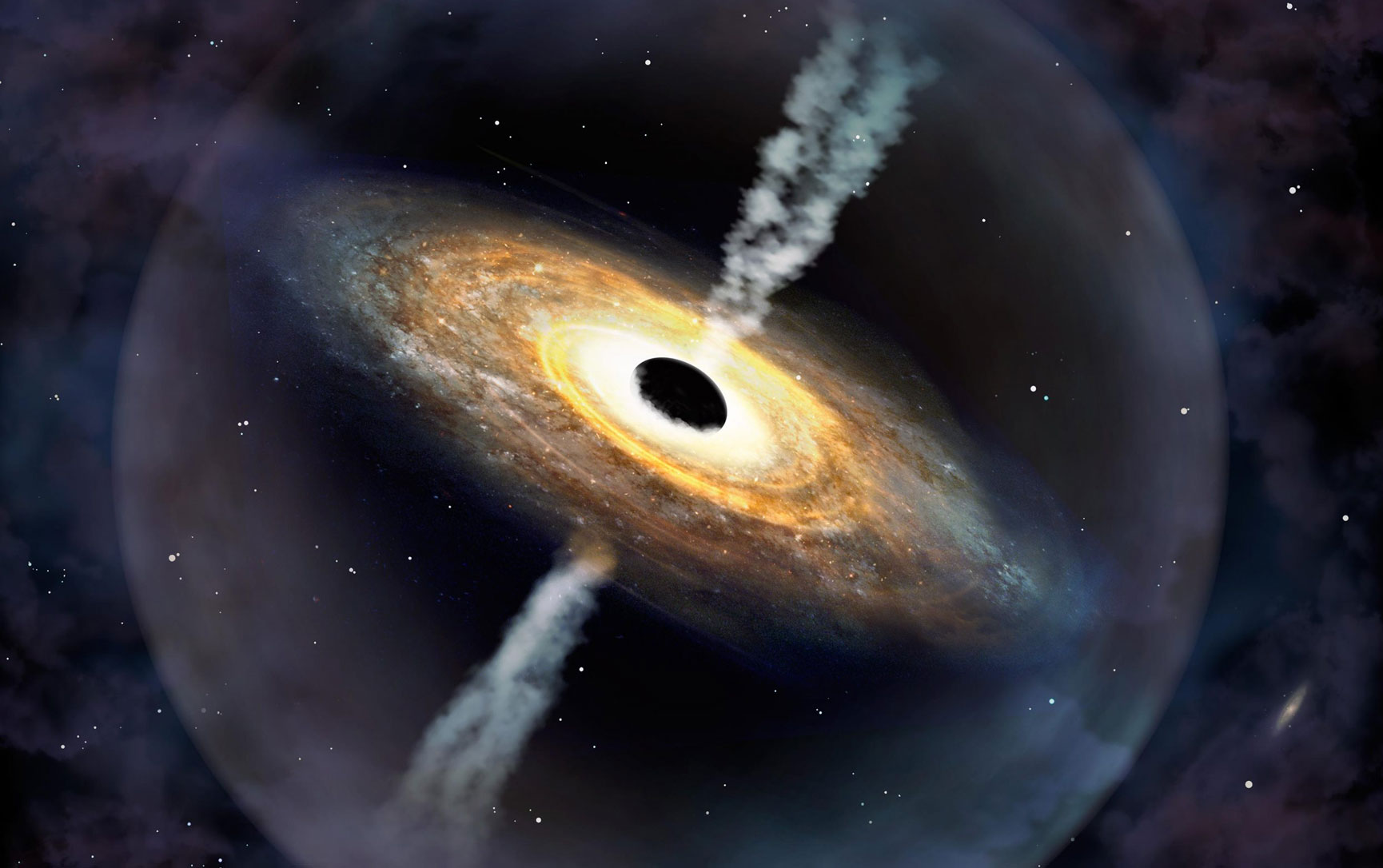 Enormous Black Hole in Cosmic Halo Caught by Researchers, 15M Times the Mass of the Sun