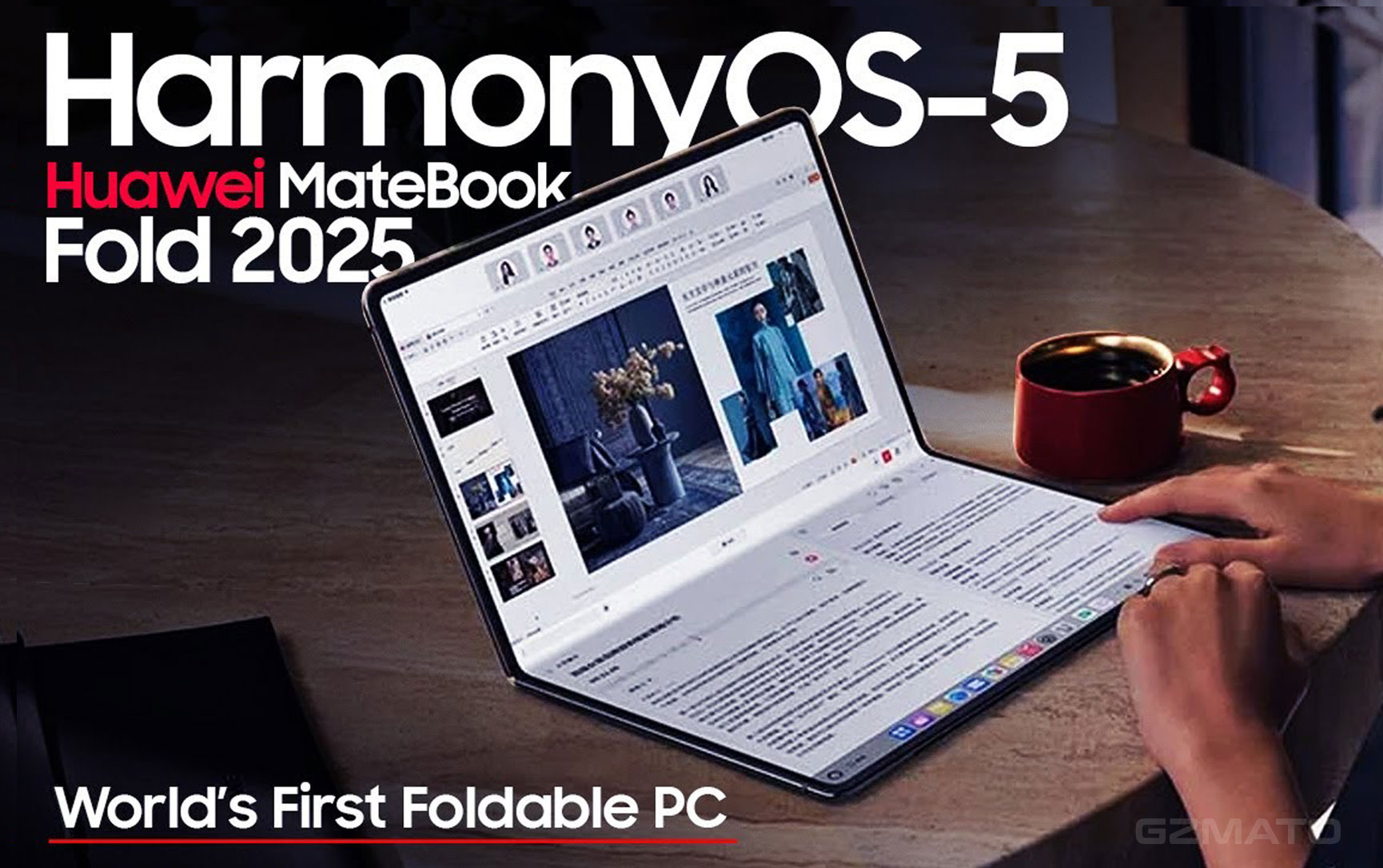 Unfolding the Future: A First Look at the HUAWEI MateBook Fold Ultimate Design