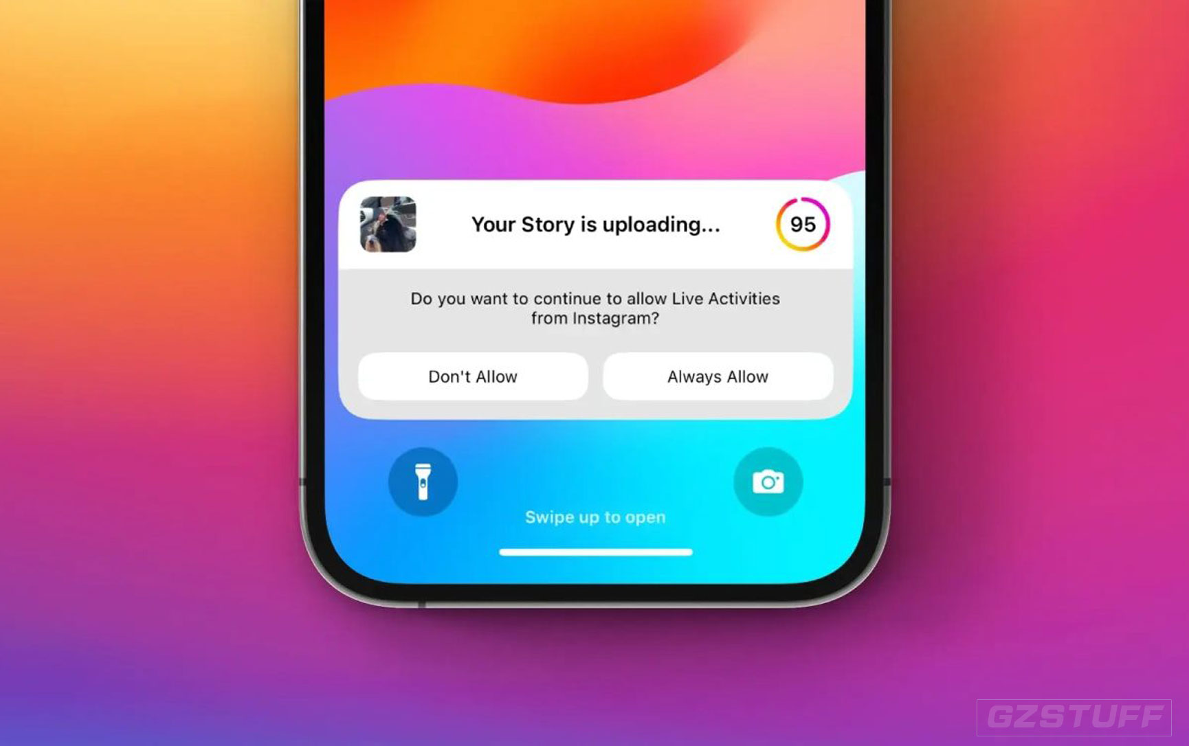 Instagram testing Live Activities in its iPhone app to show upload progress in background