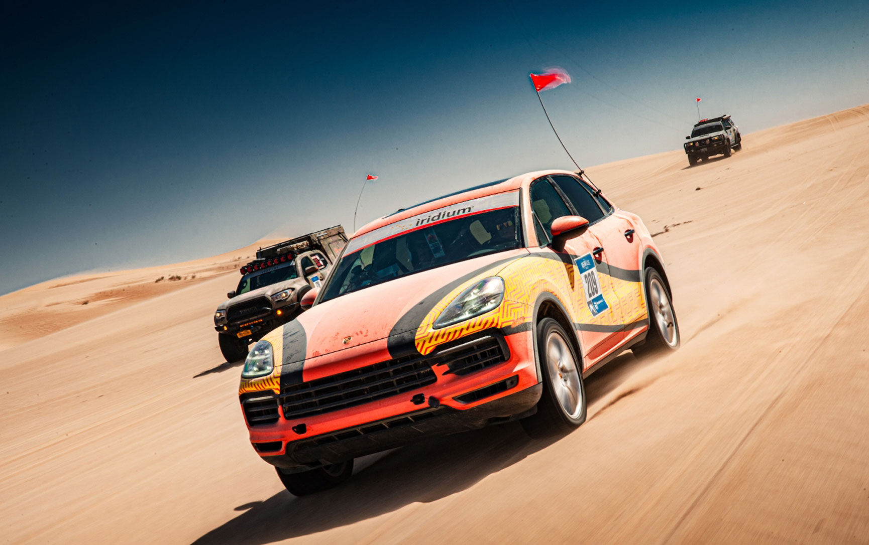 Torture testing a Porsche Cayenne S on the Rebelle Rally