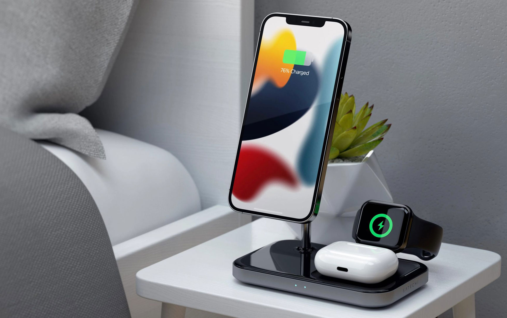 Satechi launches 3-in-1 MagSafe compatible charger for iPhone, AirPods, and Apple Watch