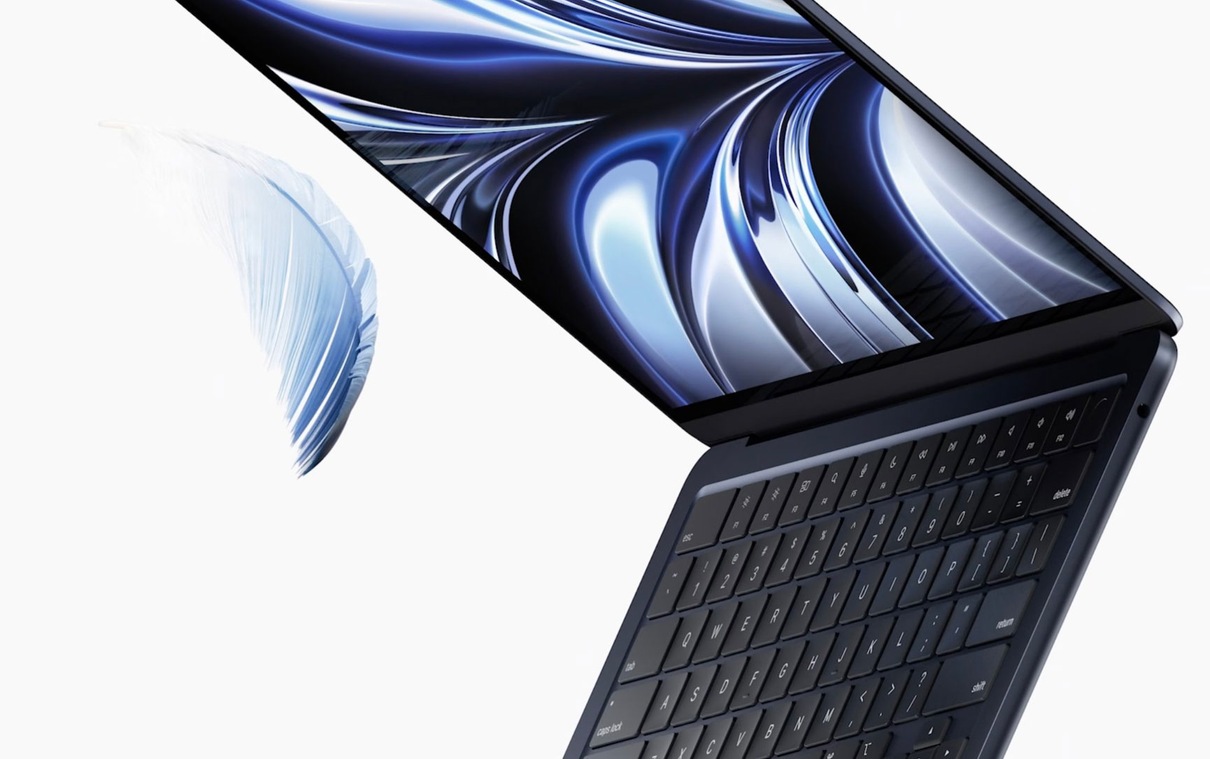 Apple unveils new MacBook Air: M2 chip, case redesign, new midnight blue color, display notch