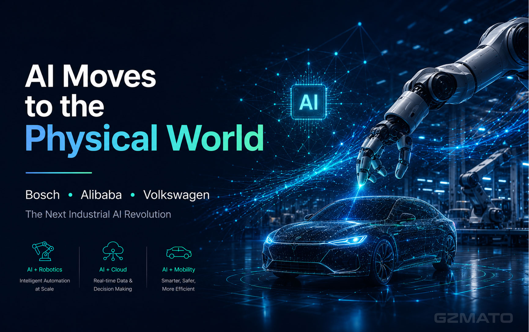 AI Moves to the Physical World: Bosch, Alibaba, Volkswagen Find Common Ground
