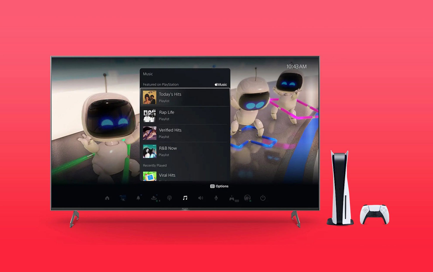You can now listen to Apple Music on PlayStation 5