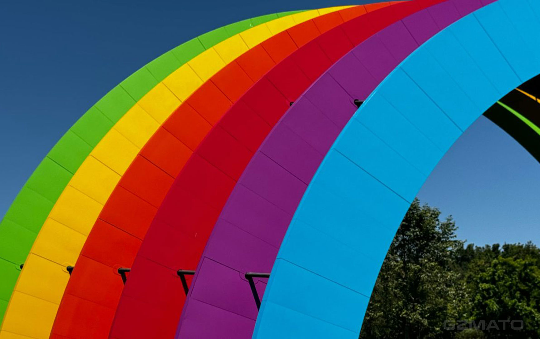 Apple Park Has Regained Its Rainbow Ahead of WWDC 2025