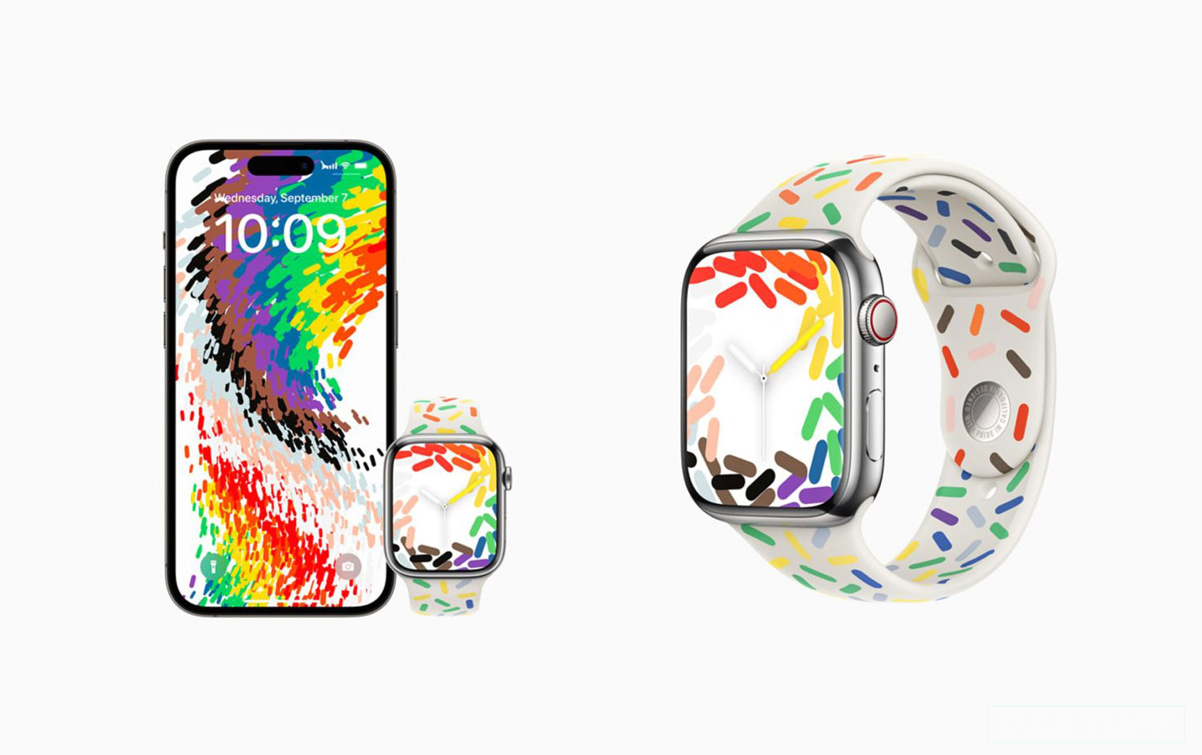 Apple announces new Pride band for 2023, matching Apple Watch face and iPhone wallpaper