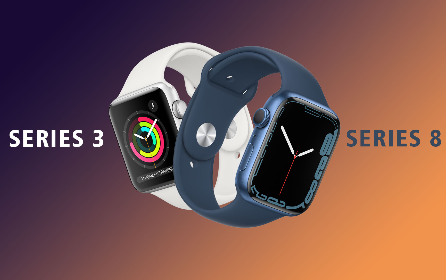 Apple Watch Series 3 vs. Apple Watch Series 8 20 Major New Features and Changes for Customers Upgrading