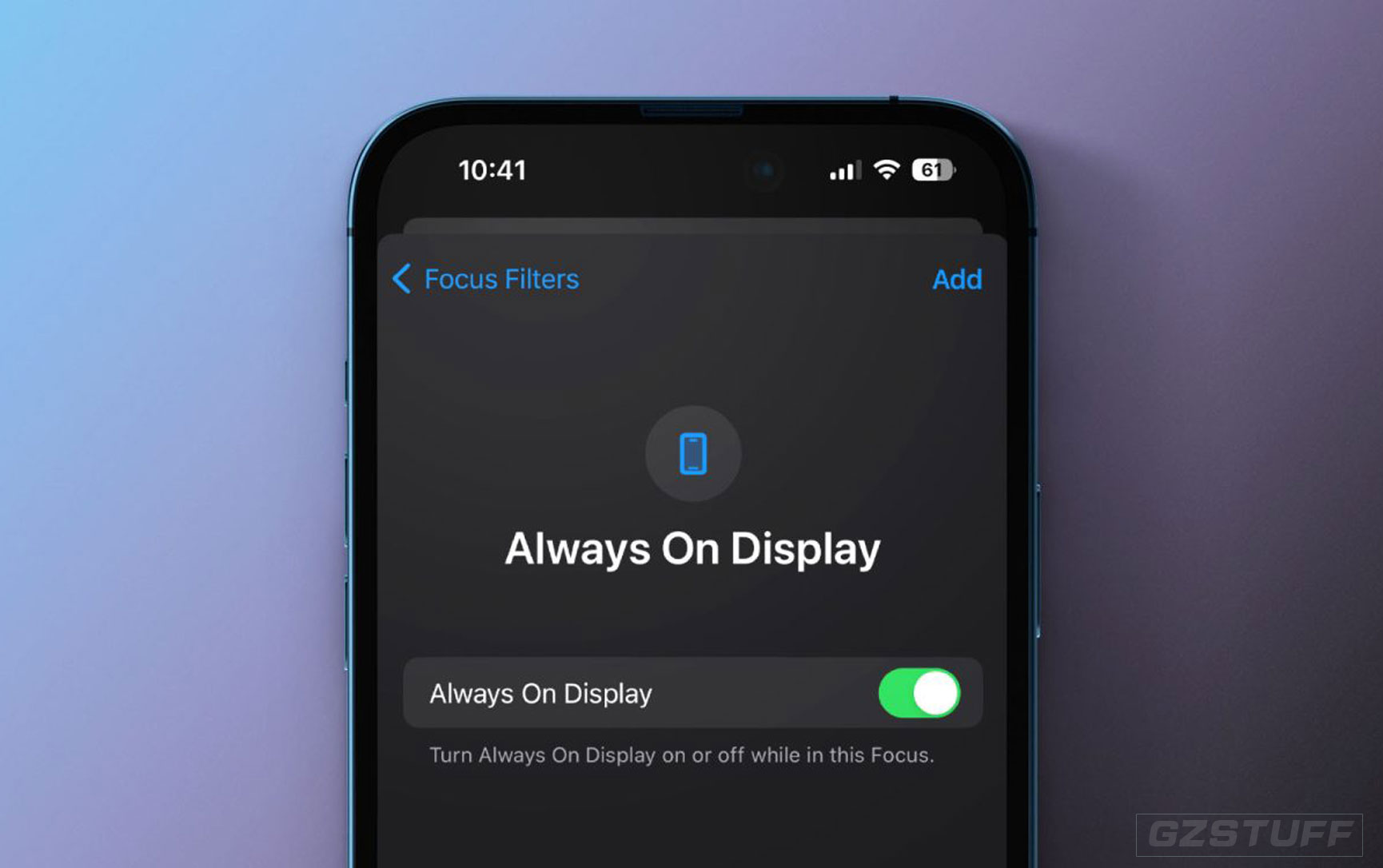 Here’s how to automate iPhone’s always-on display