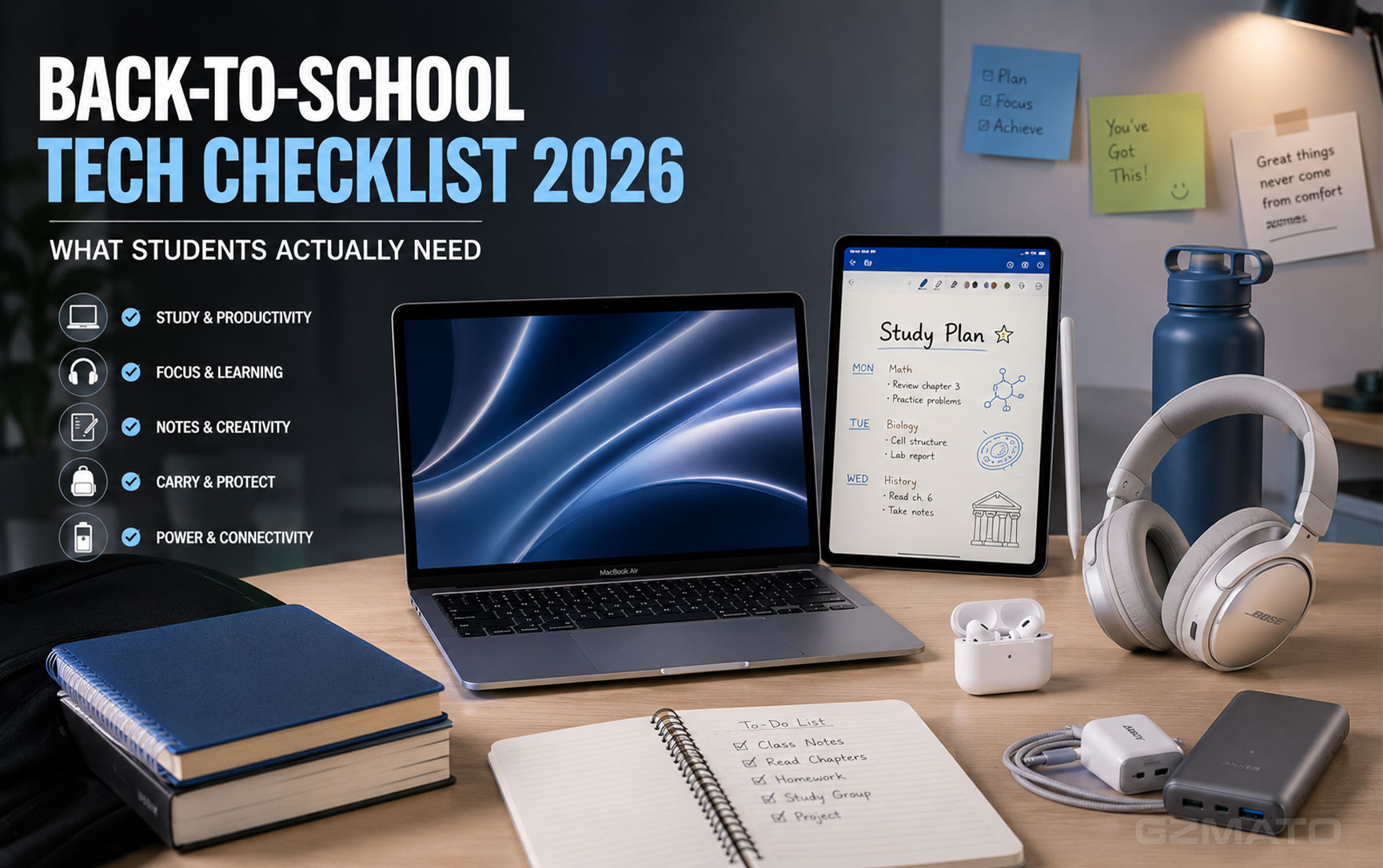 Back-to-School Tech Checklist 2026: What Students Actually Need