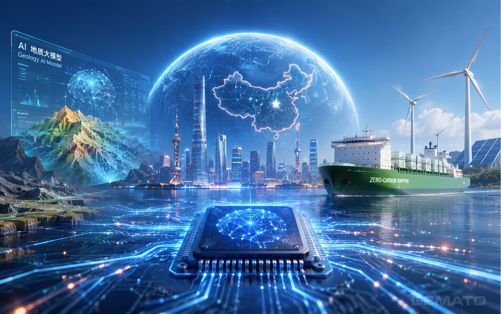 China's Tech "Big Bang": Neural Dynamics Chip, Geology AI Model, Zero-Carbon Shipping, and More