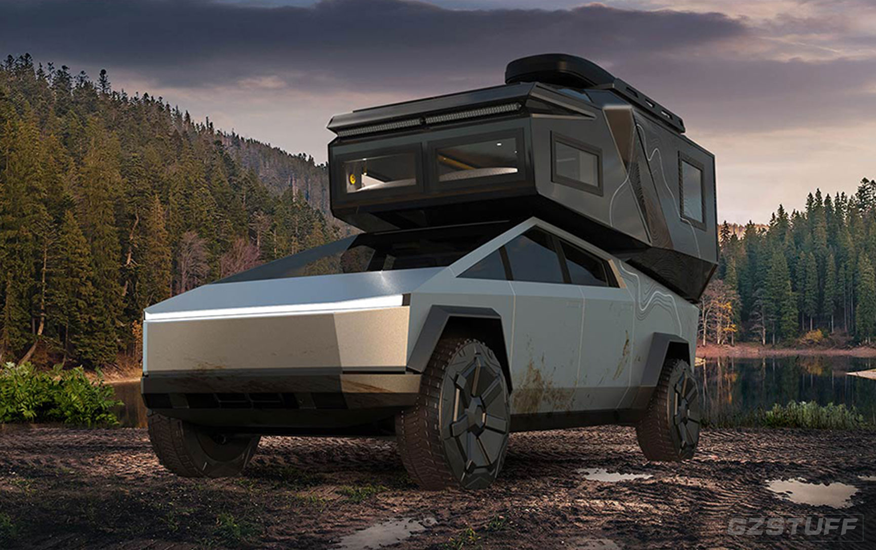 Tesla Cybertruck Add-on: Space Campers Launches Camp Accessories for EV